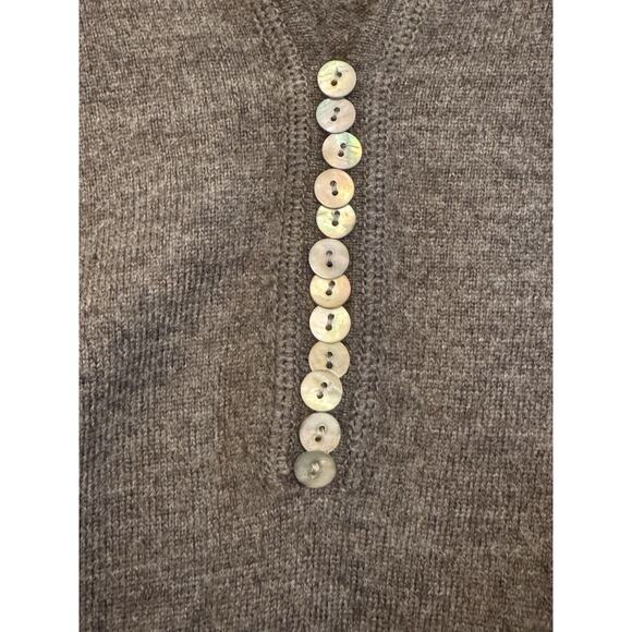 Marisa Christina 1X Italian Merino Wool Sweater Office Old Money Dark Academia - Picture 5 of 8